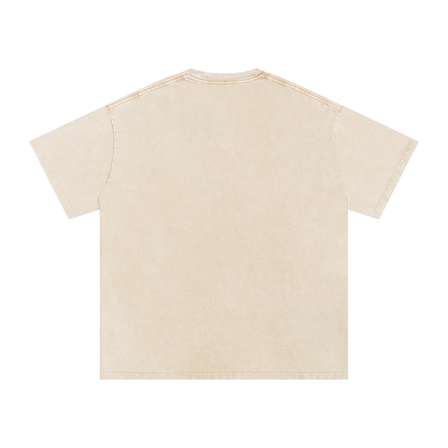 Devil Woman Snow Washed Oversized Cotton T-Shirt